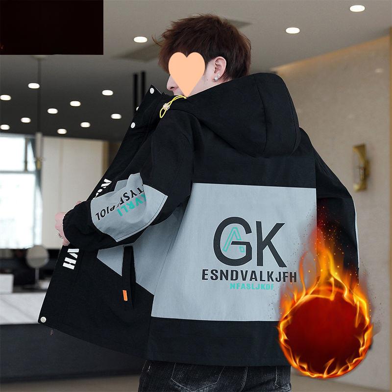 Spring and Autumn Jackets for Men and Teenagers Korean Style Fashion Trend Workwear Casual Tops