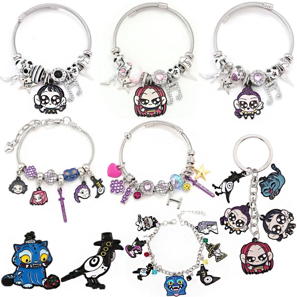 Anime K-POP Dämonenjägerin Anhänger Perlen DIY Armband