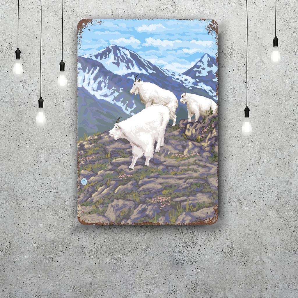 Nationalpark Glacier Lustiges Bar Metallschild Retro Plakette Vintage Schild Alkohol Trinker Kneipe Club Küchenwanddekoration