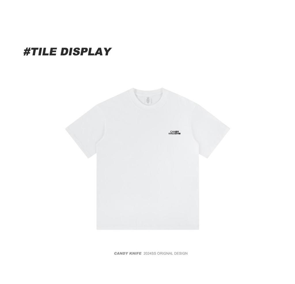 Unisex Trendiges Schlankmachendes Locker Geschnittenes Kurzarm-Grafik-T-Shirt