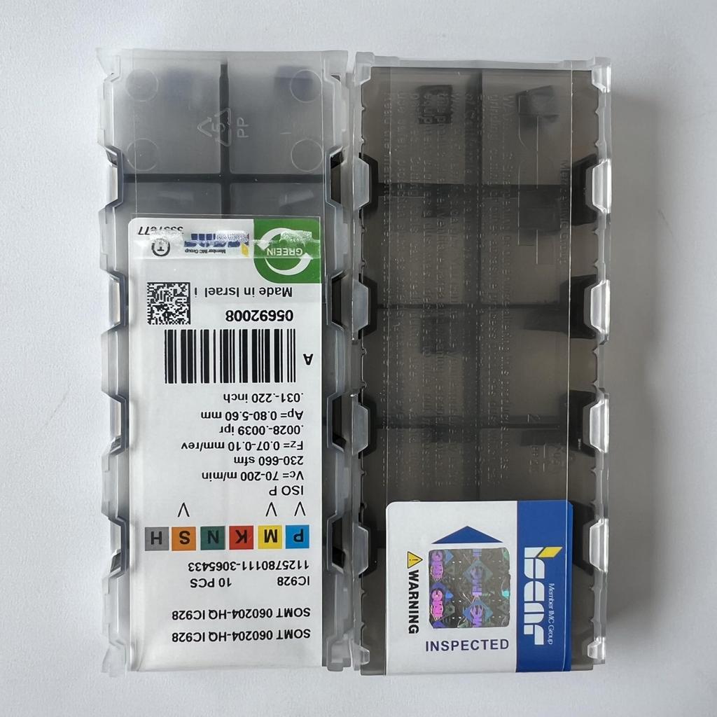 ISCAR / SOMT060204-HQ IC928 / Industrial Indexable Carbide Inserts 10 Pcs