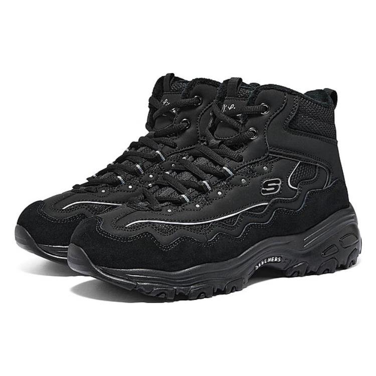 Skechers Sneaker D'Lites New Lane 'Nero' Donna 168026-BKSL