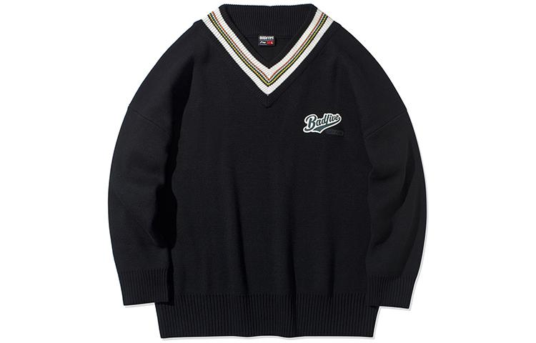Li Ning Sweater Men s Standard Black AMBP007-2 XXL