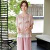 Women's New Chinese Style Chiffon Blouse & Top Set