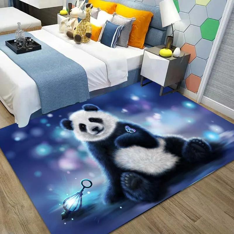 

Мультяшный Милый Коврик с Пандой для Спальни, Коврик для Ползания Малыша, Серия Милых Животных, Мягкий Ковер, Игровой Коврик, Коврик в Зону Кровати, Декор Гостиной 40x60cm 16x24 inch