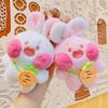 Backpack Decor Rabbit Plush Keyring Rabbit Doll Toy Cartoon Plush Pendant  Couple