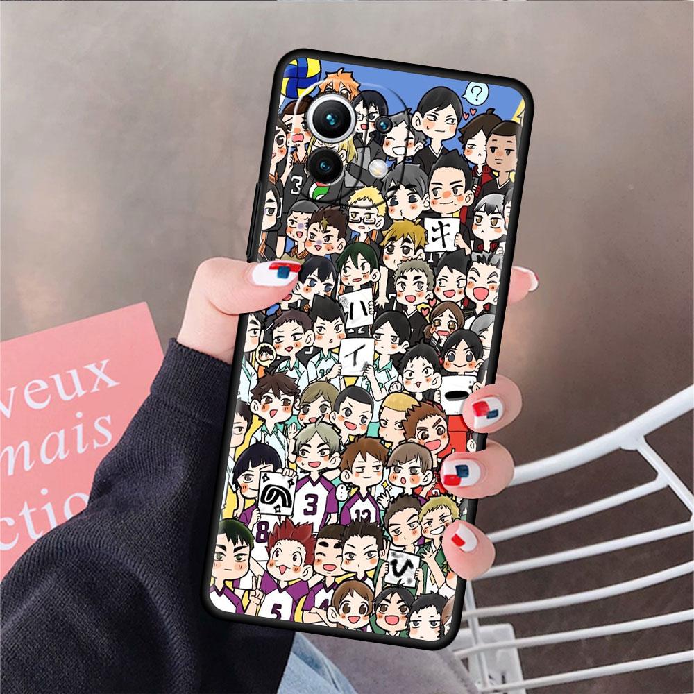 Haikyu!! Anime Funda Case For Xiaomi Mi 11 Lite 5G NE 11T Pro 10T 9T Note 10 12 12X 12S Ultra Soft Silicone Shell Phone Cover