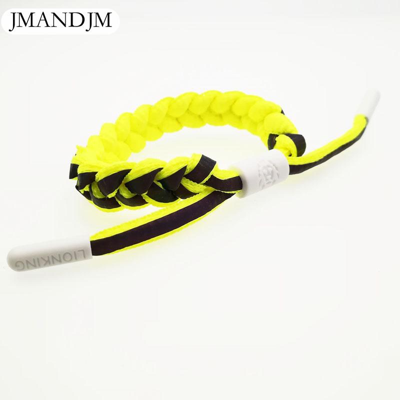 Bracelet Shoelace Woven Holographic Reflective Couple Bracelet Men's and Women's Bracelet