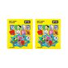 BT21 Embossed Flake Diary Stickers – Comic Pop, 2 Packs (Official BTS Collaboration)