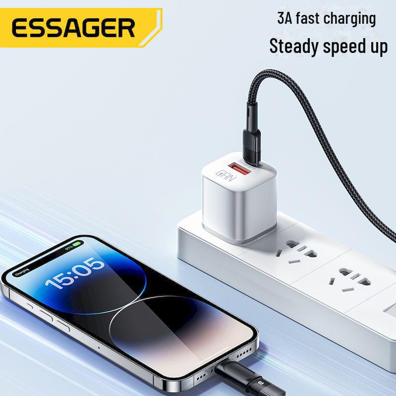 ESSAGER Type-C to Lightning Charging Cable Adapter for iPhone