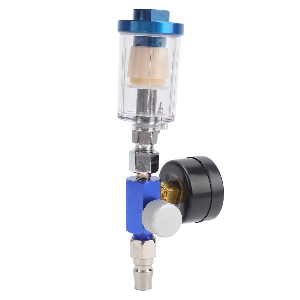 Spray Pneumatic Gun Air Regulator Gauge   Inline oil Water Trap Filter Separator