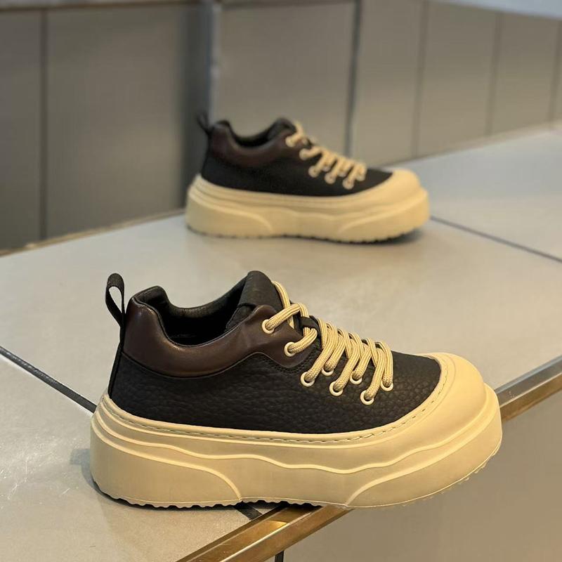 Winter New Men's Shoes Platform Casual Shoes Niche Design Lightweight Martin Shoes