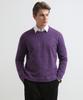 Seuteulaikeu Fine Blend Classic Crew Neck Knit (Violet)