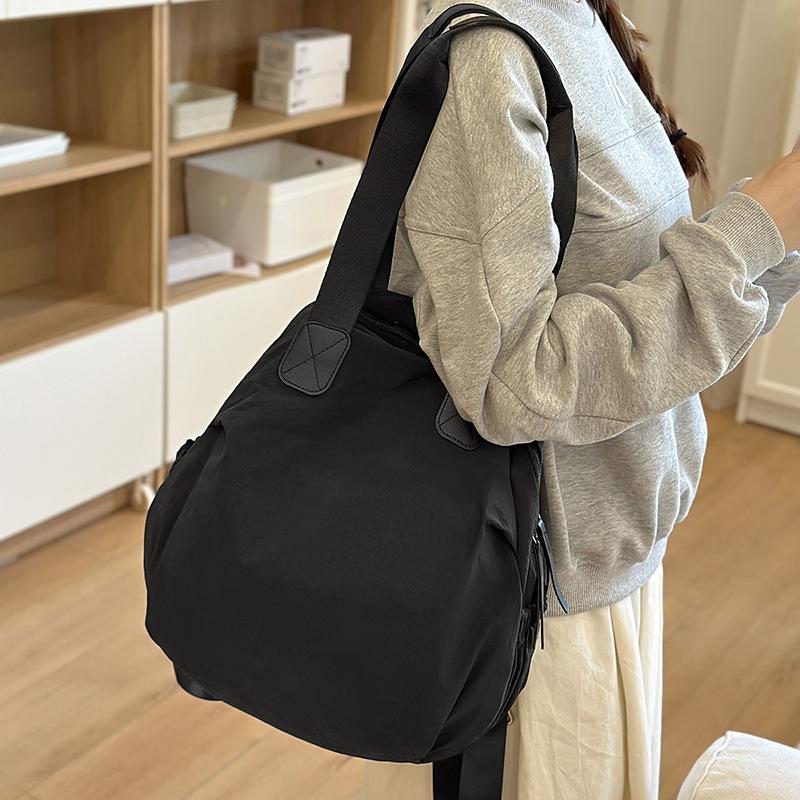 Niche Design Shell Bag Large Capacity Lightweight Backpack Bag Waterproof Multi-Purpose Shoulder Bag Texture Backpack