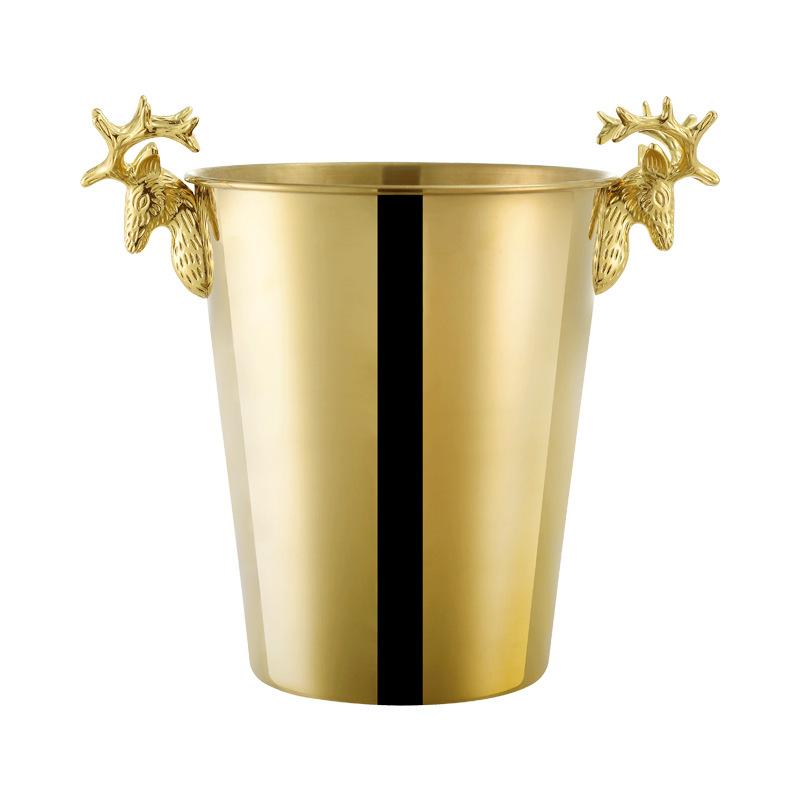 Stainless Steel Ice Bucket, Beer Cooler, Wine Utensils, Champagne Basin, Bar Accessories, Home Gathering Restaurant Decoration