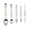 5PCS/SET with Leveler Magnetic Measuring Spoon Stainless Steel Seasoning Spoon Coffee Spoon  Kitchen