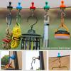 30*120mm Strong Magnetic Carabiner 5 Colors Outdoor Camping Lights Hanger Strong Magnetic Hooks