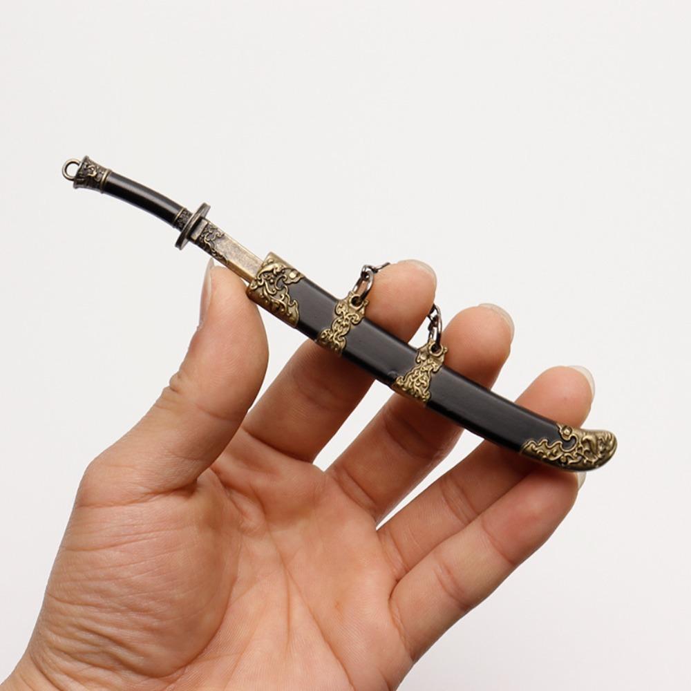 Ancient Weapon Key Chain 12cm Scabbard Key Ring Mini Sword KeyChain  Gift