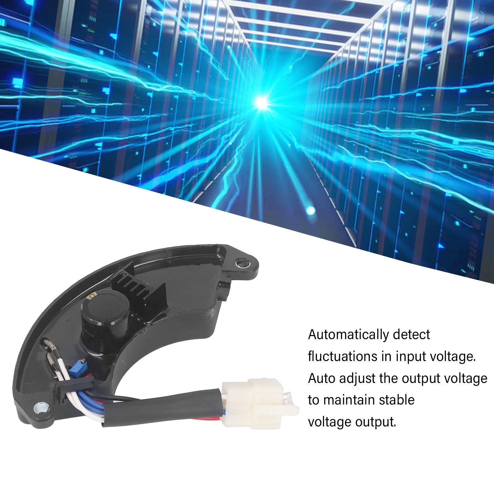 

Automatic Voltage Regulator AVR 1 Phase 6 Wire 3‑5KW 470MFD 250V DC for Generator