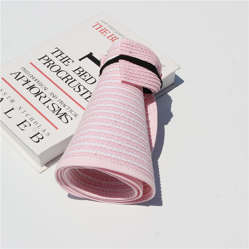 Women's Summer Hat Large Brim Foldable Breathable Empty Top Sun Hat Beach Accessories Outdoor Casual Sunshade Sunhat Visor New