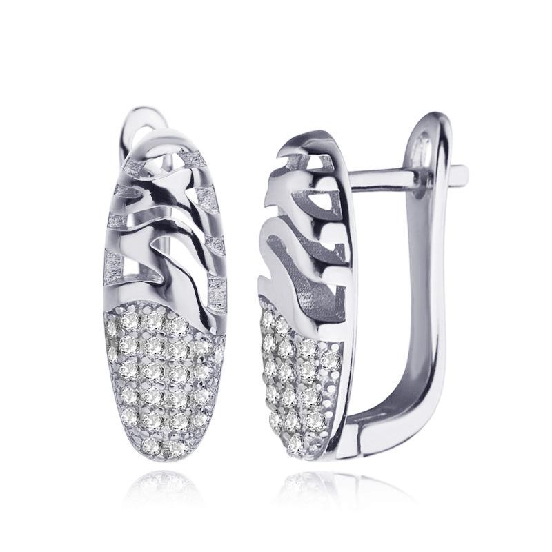 

Серьги-клипсы MINTHA, модные модные ювелирные изделия, серьги-гвоздики с кубическим цирконием для женщин, серьги золотого цвета B