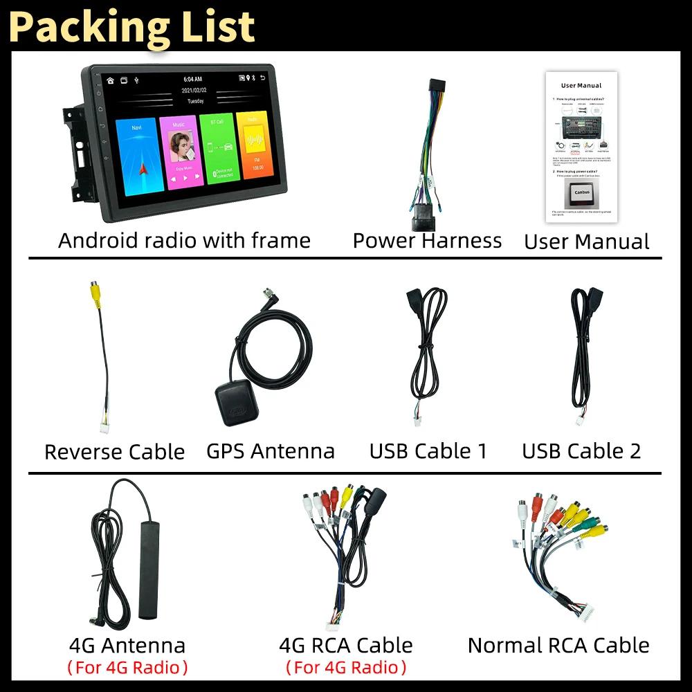 

Автомобильное радио с 2 Din Android для Jeep Commander 2008-2010, автомобильная стереосистема, GPS, WIFI, навигация, авторадио, мультимедийный плеер, головное устройство 2+64+MIC