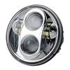 Ranzek Inch Cree LED Projector High Beam Headlight for Motorcycles 5-3/4 5.75 (Chrome)