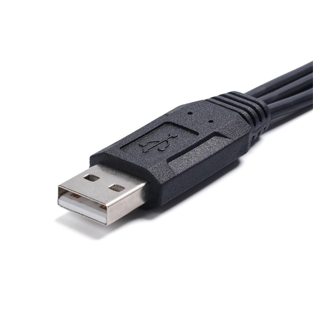 USB 1 til 3 Splitterkabel Hann til Trippel Hunn Adapter for PC Bærbar PC Bil U-disk og Flere Enheter