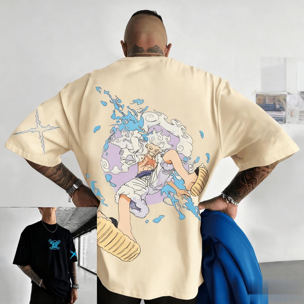 Nadměrné pánské tričko Dámské tričko s krátkým rukávem Streetwear Ležérní grafická trička Nová letní móda Oblečení Y2k
