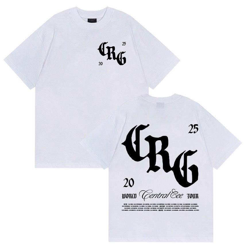 Rapper Central Cee CAN'T RUSH GREATNESS Tour Album 2025 Merch T Shirts Men Women High Quality Fashion Oversized Cotton T Shirt