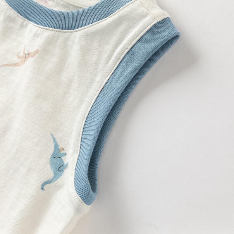DAVE&BELLA Boys' Printed Summer Knit Vest