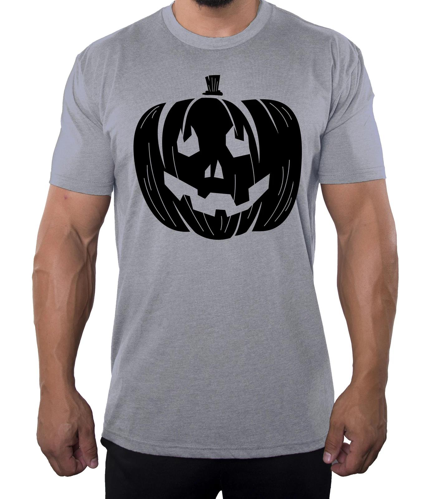 Pumpkin Halloween T-Shirts, Funny Graphic Tees, Halloween Men s T-Shirts! 4XL