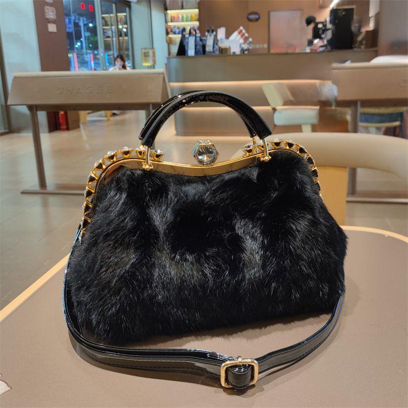 Leather Handbag Women's Bag New Autumn and Winter Fashion Versatile Temperament