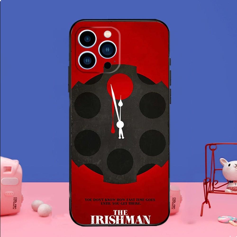 

Hot Movie The I-Irishman Phone Case For iPhone 16 15,14,13,12 Mini 11 Pro XR,X,XS,MAX,7,8 Plus Silicone Cover Soft black iPhone15plus