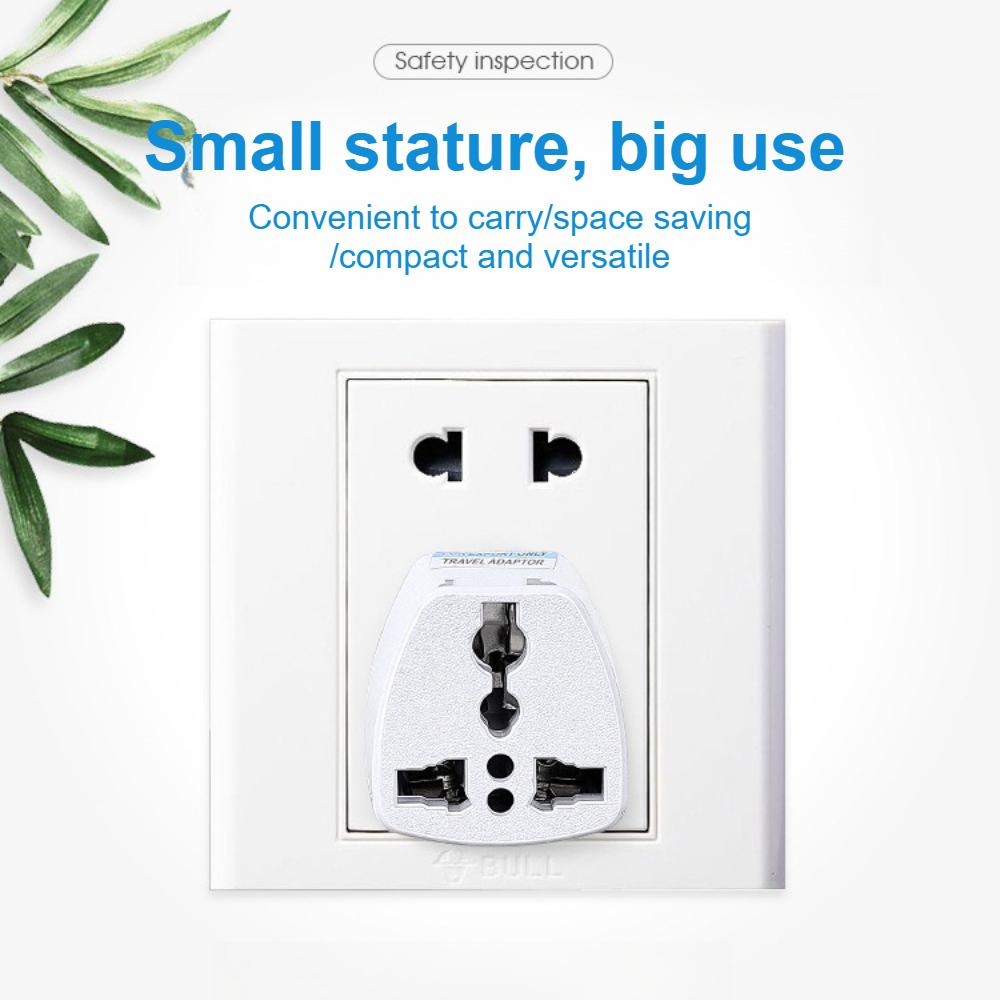 Universal EU German Conversion Plug Adapter European Germany Australia Chinese Power Socket White Travel Conversion Plug