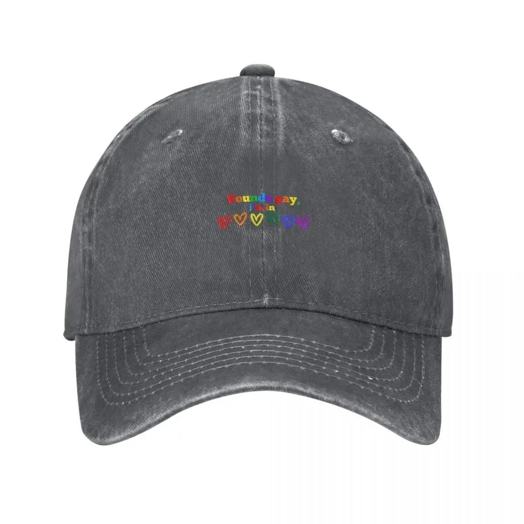 Sounds gay im in Baseball Cap designer cap Custom Cap Snapback Icon Women Hats Unisexs