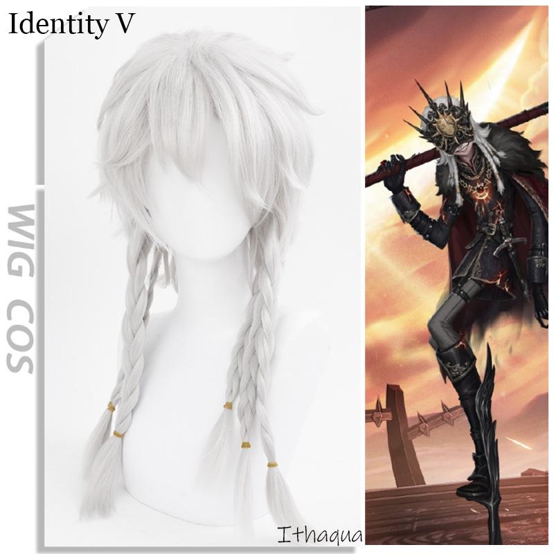 High-quality Mechanized White Wig For Cosplay And Gaming Ideal For Identity V Lovers