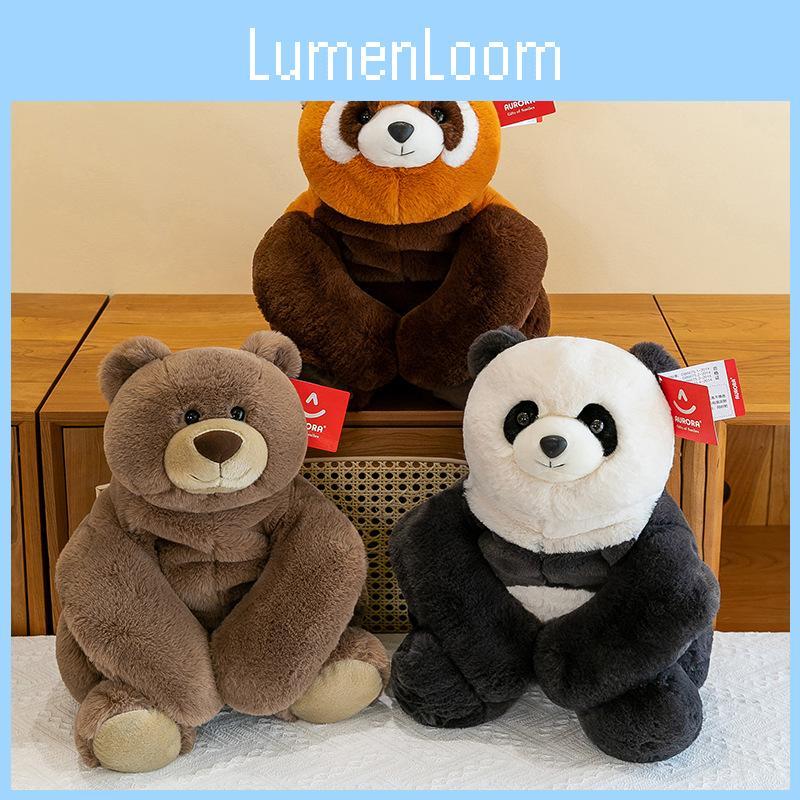 Plush Panda Toy With Pp Cotton Filling Soft Short Plush Kids Home Office Decor