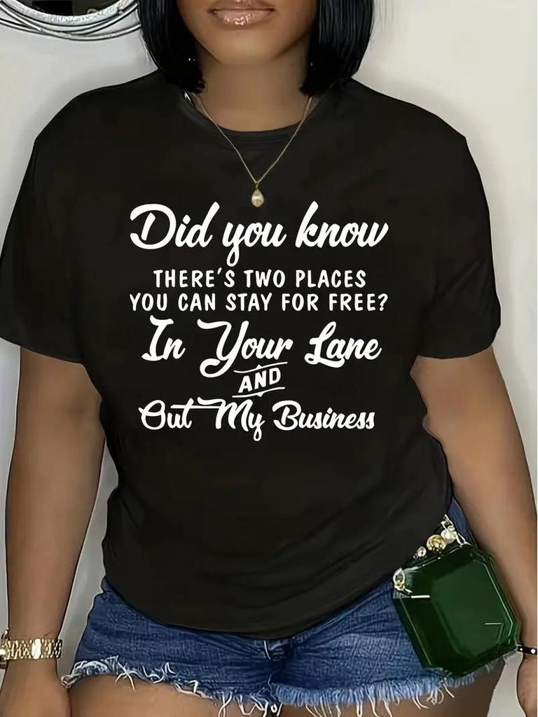 Women's European & American Short-Sleeved Christmas Crew Neck Top