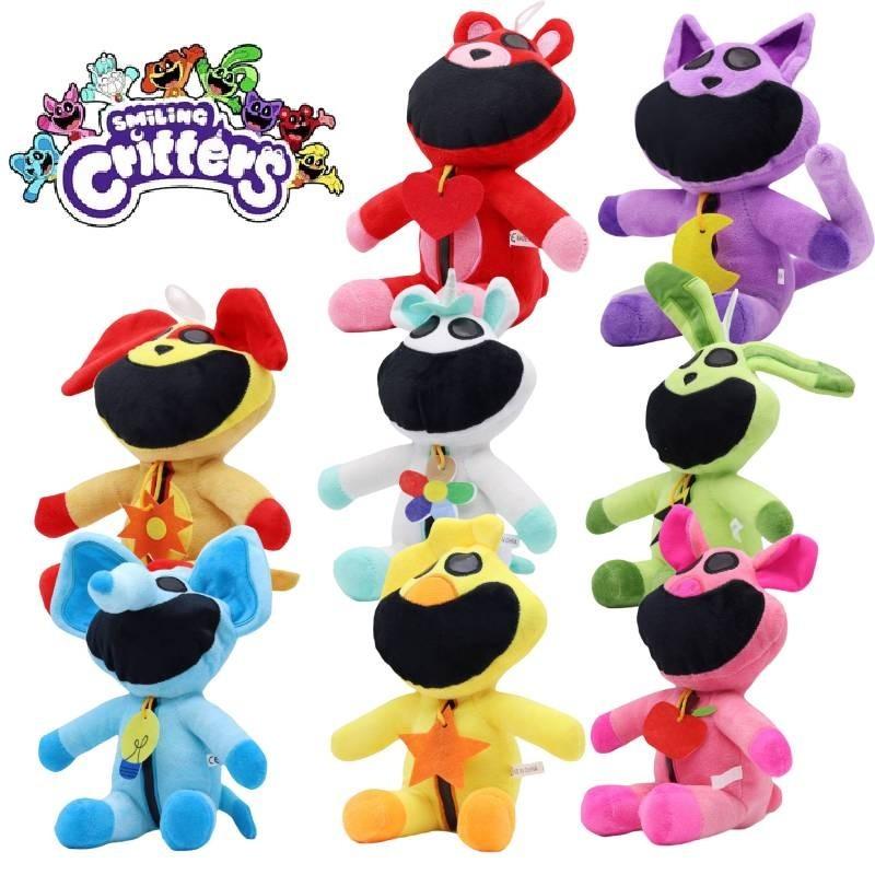 Poppy Playtime Smiling Critters Plush Toys 30cm Purple Laying Position Super Soft Short Plush Animal Collection