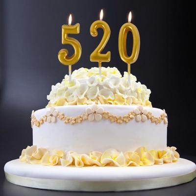 Celebration Candles Elegant Convenient ABS Fashion Number Celebration Candles for Birthday