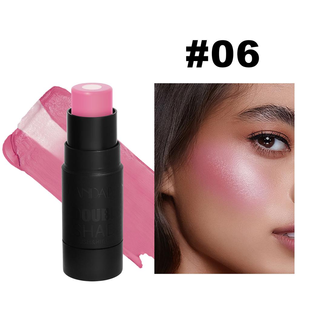 Makeup To Brighten and Enhance Complexion Solid Center Blush Cream Contour Stick Rouge