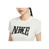 Nike As W Nsw Slim Crop Fashion Round Neck Logo Short Sleeve T-Shirt Women T-Shirt White HQ1710133