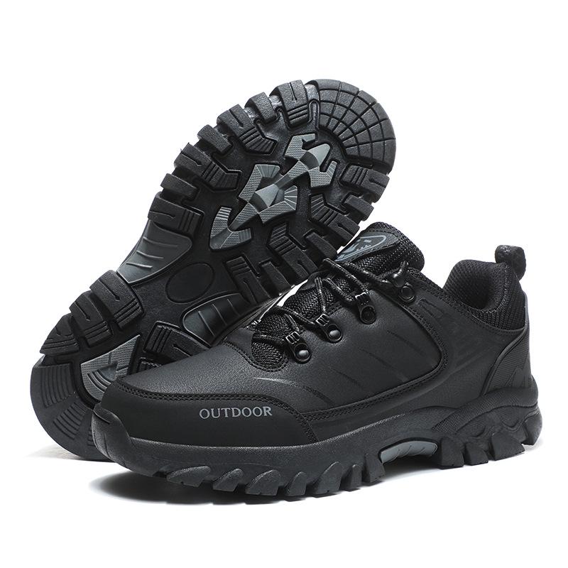 Scarpe da Trekking Basse Antiscivolo da Uomo Taglie Forti 4546 per Esterno - Calzature Resistenti all'Usura per Trekking Off-Road e Alpinismo