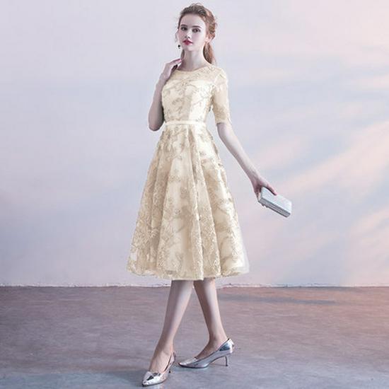 Grey Bridesmaid Dress 2026: Elegant Mid-Length Summer Gown for Women, Slimming and Ideal for Banquets