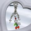 Keyring Ornament Strawberry Bag Charm Keychain Alloy Material Backpack Pendant