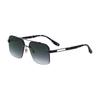 JYL TS Men's Semi-Rimless Retro - Double-Bridge Sun-Protective Trendy CY-98379