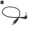 1PCS 30cm 3.5mm Jack Aux Cable Male To Male Gold Plated 90 Degree Angle Audio Cable for MP3 Car Headphone Phone SpeakerGood Product