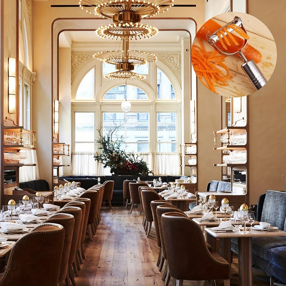 Stainless Steel Vegetable & Fruit Peeler - Multi-Function Grater for Potatoes, Cucumbers, Carrots - Essential Kitchen Gadget