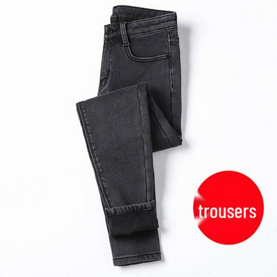 

Spring Petite High-Waisted Slim 9/8 Jeans for Women, 150cm Soft Elasticity Fit Size 27 (20 inches)